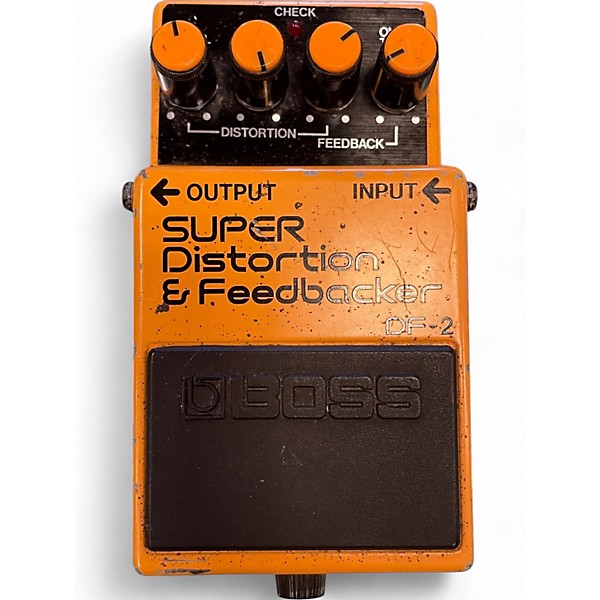 Used BOSS DF2 Super Feedbacker and Distortion Effect Pedal
