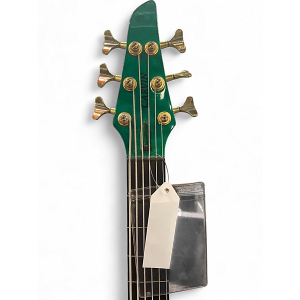 Used Carvin LB76 Green Electric Bass Guitar
