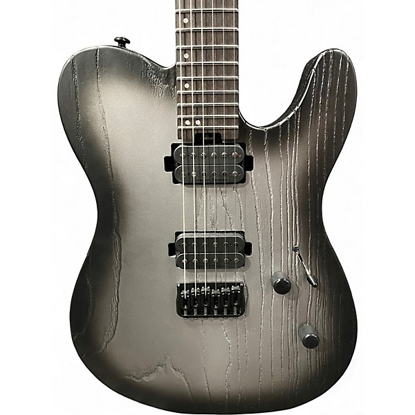 Used Ltd TE-1000 Silver Burst Solid Body Electric Guitar