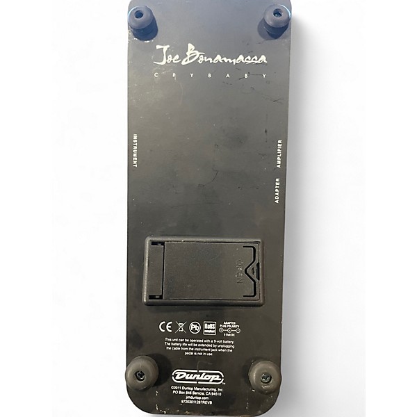Used Dunlop JOE BONDAMASSA CRYBABY Effect Pedal
