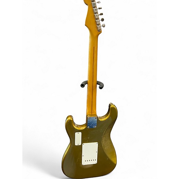 Used Fender LS100 Stratocaster gold Solid Body Electric Guitar