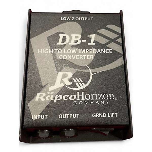 Used Rapco Horizon DB-1 HIGHT TO LOW IMPEDENCE CONVERTER Direct Box