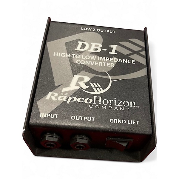 Used Rapco Horizon DB-1 HIGHT TO LOW IMPEDENCE CONVERTER Direct Box