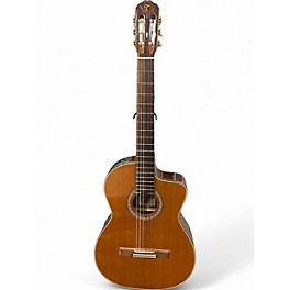 Used Takamine EC132SC Vintage Natural Classical Acoustic Electric Guitar
