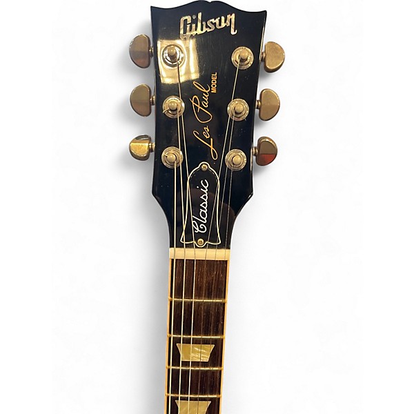 Used Gibson Les Paul Classic Gold Top Solid Body Electric