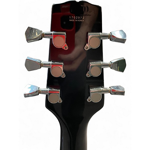 Used Hamer Stellar 3 Black Solid Body Electric Guitar