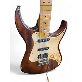 Used AXL Badwater Brown Distressed Solid Body Electric Guitar