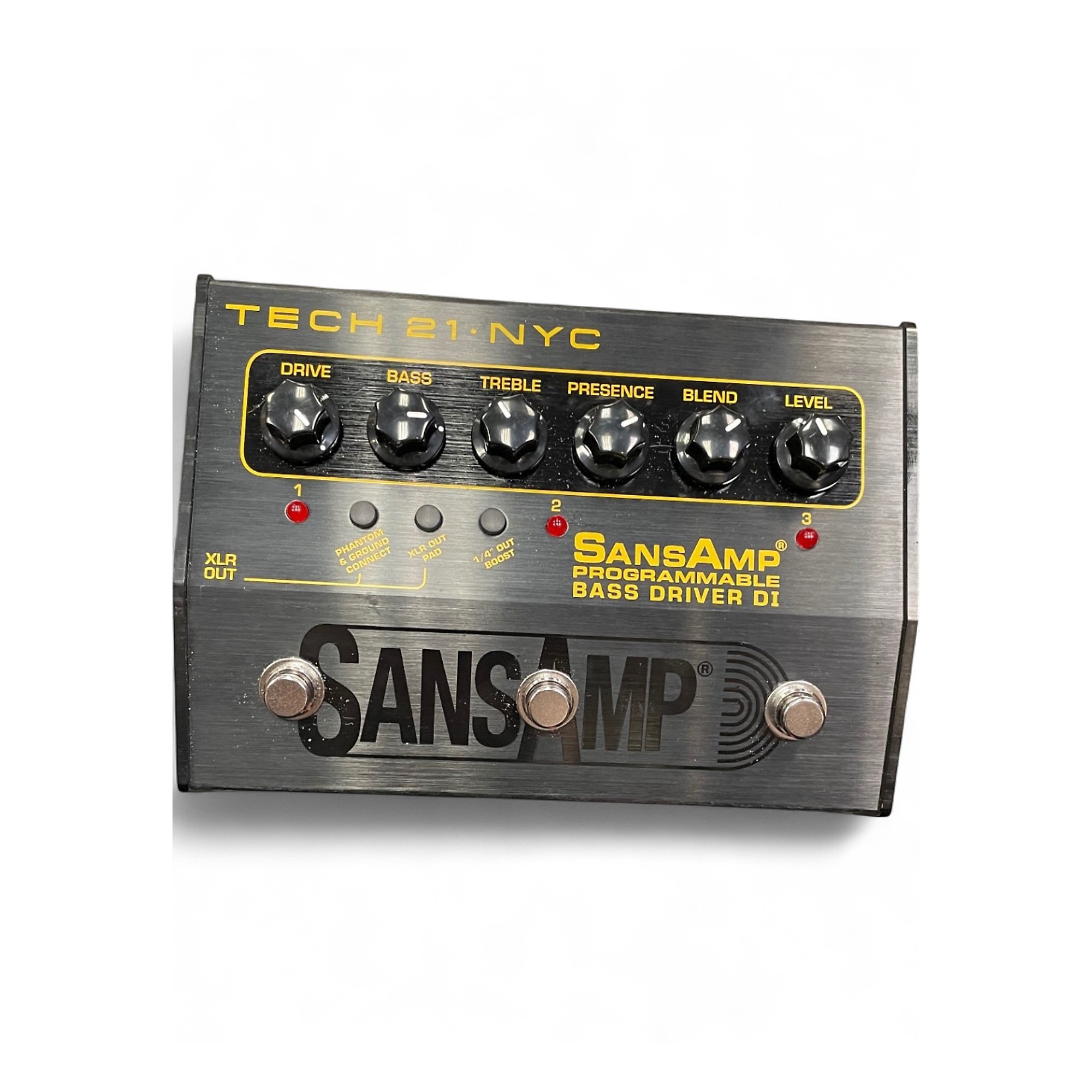 Used Tech 21 Sansamp PBDR Bass Driver DI Bass Effect Pedal