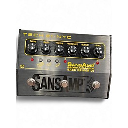 Used Tech 21 Sansamp PBDR Bass Driver DI Bass Effect Pedal