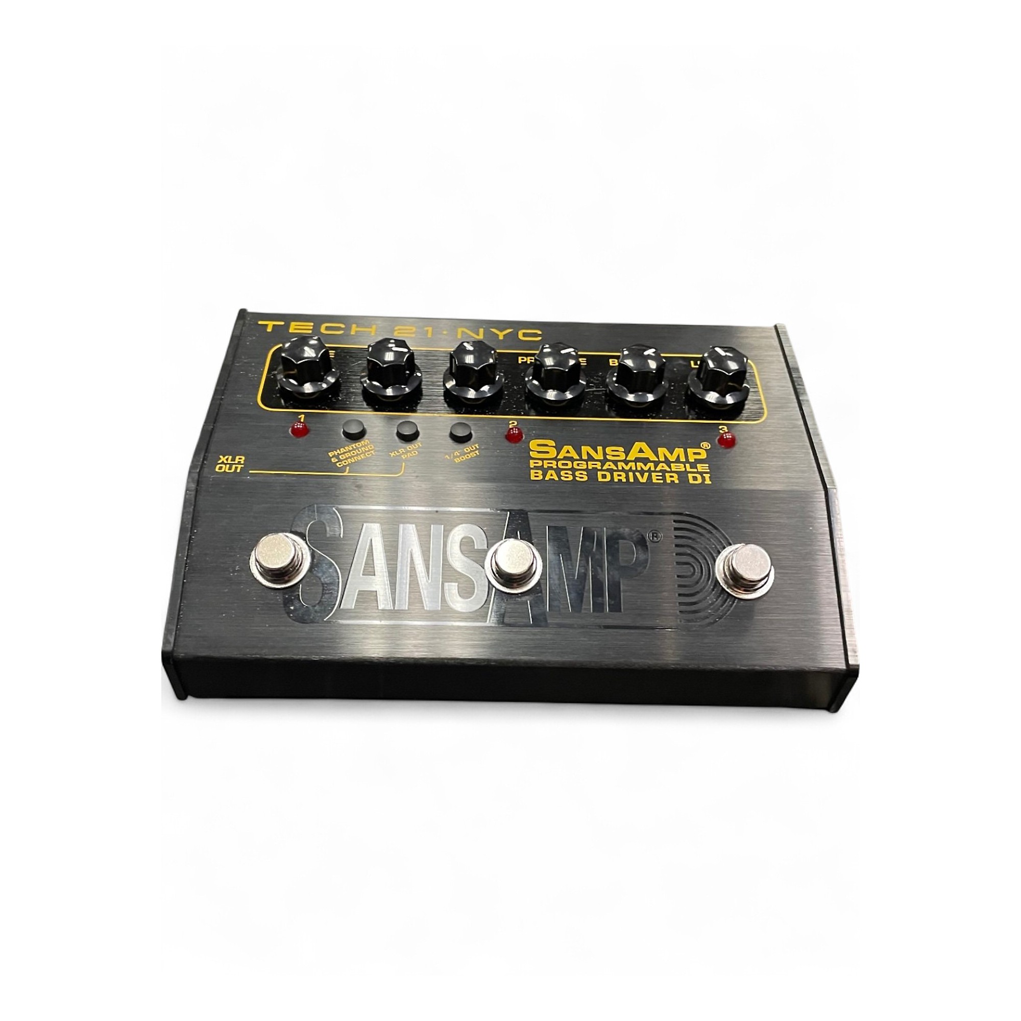 Used Tech 21 Sansamp PBDR Bass Driver DI Bass Effect Pedal