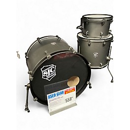 Used SJC Drums 3 Piece PATHFINDER GALAXY GRAY Drum Kit