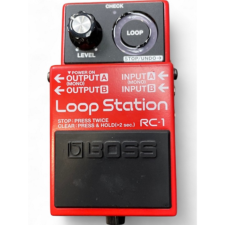 ギター BOSS RC-1 Loop Station Loop Pedal BOSS RC-1-BK Loop Station | Guitar Center