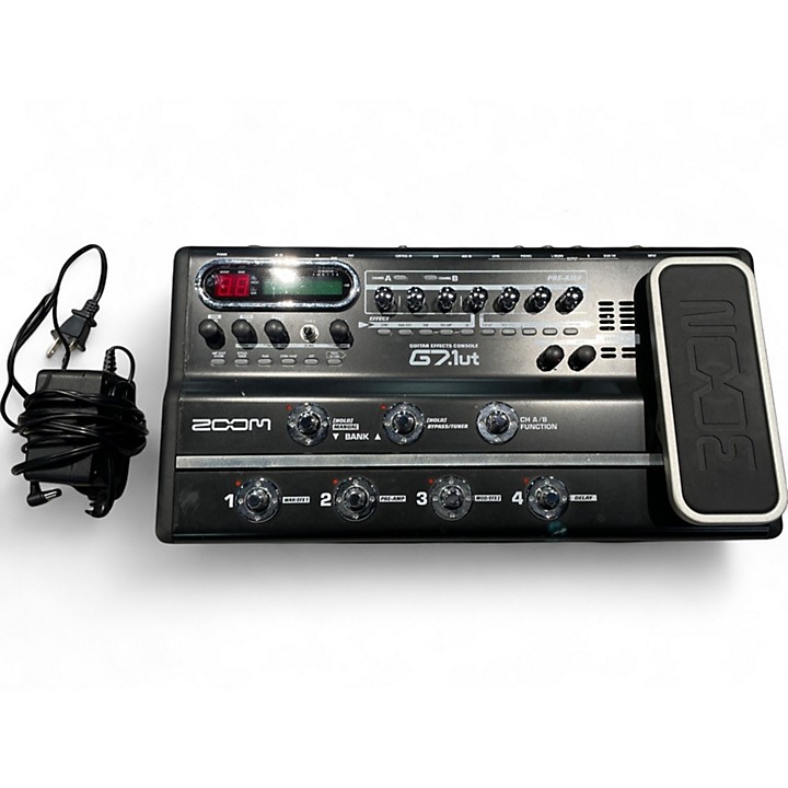 Zoom G7.1uT Tube Multi Effects Pedal Processor Black Used