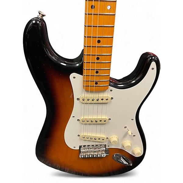 Used Fender AMERICAN VINTAGE II 1957 STRATOCASTER 2 Color Sunburst Solid Body Electric Guitar