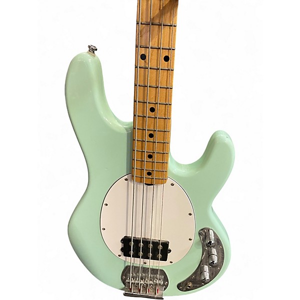 Used Sterling by Music Man Sub 4 Seafoam Green Electric Bass Guitar