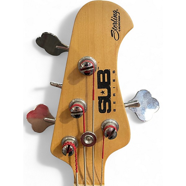 Used Sterling by Music Man Sub 4 Seafoam Green Electric Bass Guitar