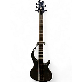 Used Tobias toby 5 string black Electric Bass Guitar