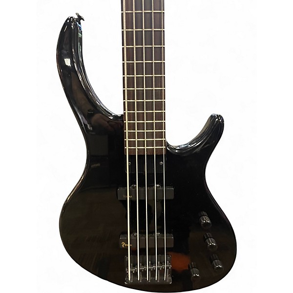 Used Tobias toby 5 string black Electric Bass Guitar
