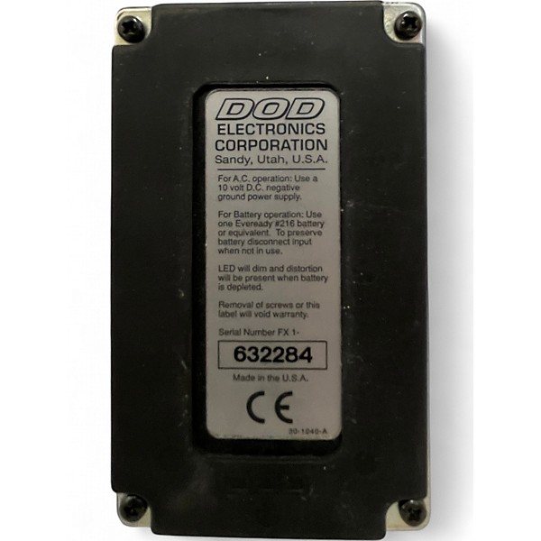 Used DOD Mystic Blues FX102 Effect Pedal