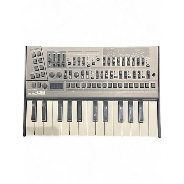 Used Roland Roland JD-08 Boutique Synthesizer and K-25m Keyboard Unit Bu