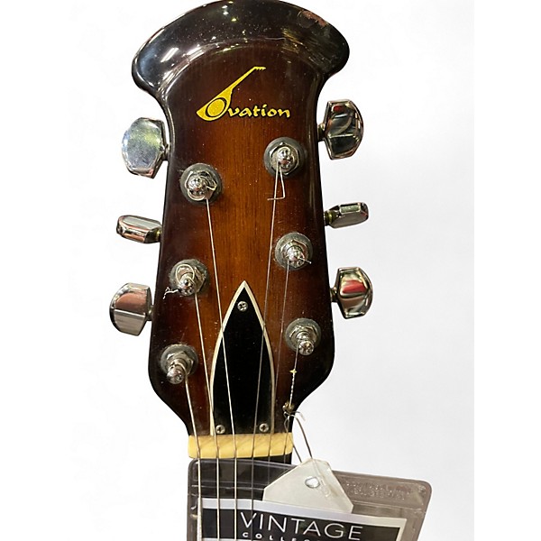 Vintage 1970s Ovation Preacher Tobacco Burst Solid Body Electric Guitar