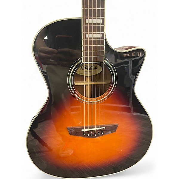 Used D'Angelico DAPCSG200VSBCP 2 Color Sunburst Acoustic Electric Guitar