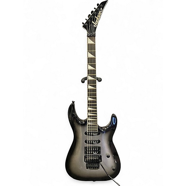 Used Jackson JS34Q Dinky silver burst Solid Body Electric Guitar