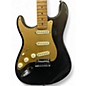 Used Fender American Ultra Stratocaster Black and Gold Solid Body Electric Guitar