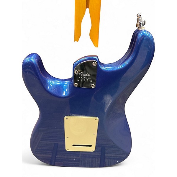 Used Fender American Ultra Stratocaster HSS Blue Solid Body Electric Guitar