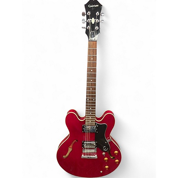 Used Epiphone Dot Red Hollow Body Electric Guitar Red