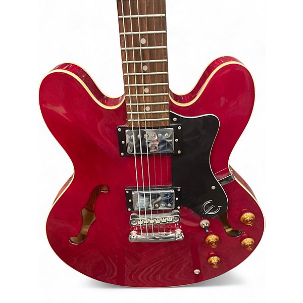 Used Epiphone Dot Red Hollow Body Electric Guitar Red