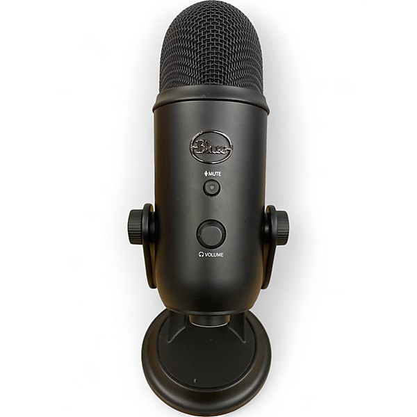 Used Blue Yeti Blackout USB Microphone