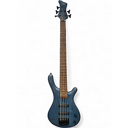Used Fame baphomet  Blue Electric Bass Guitar