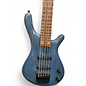 Used Fame baphomet  Blue Electric Bass Guitar