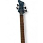 Used Fame baphomet  Blue Electric Bass Guitar