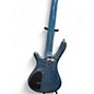 Used Fame baphomet  Blue Electric Bass Guitar