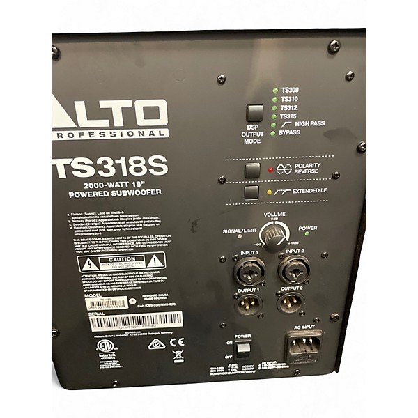 Used Alto TS318S Powered Subwoofer