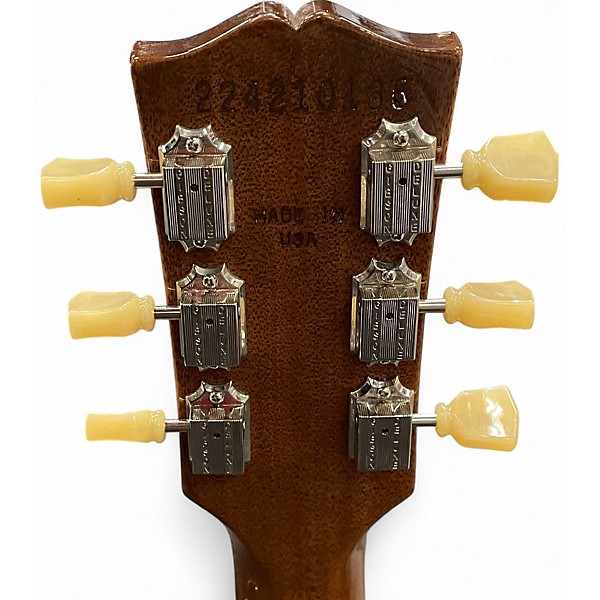 Used Gibson Les Paul Deluxe Gold Top Solid Body Electric Guitar