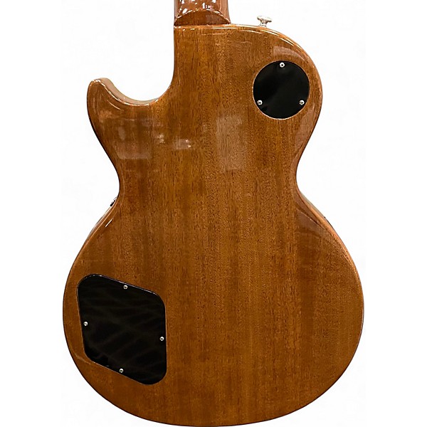 Used Gibson Les Paul Deluxe Gold Top Solid Body Electric Guitar