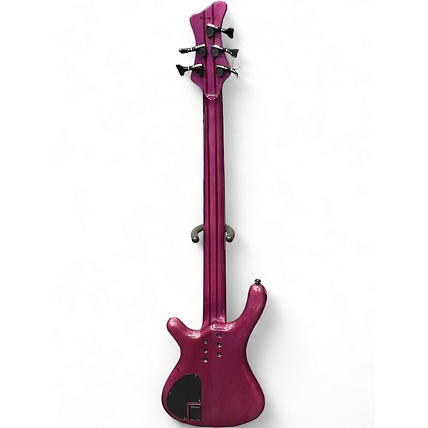 Used Fame Baphomet Purple Electric Bass Guitar