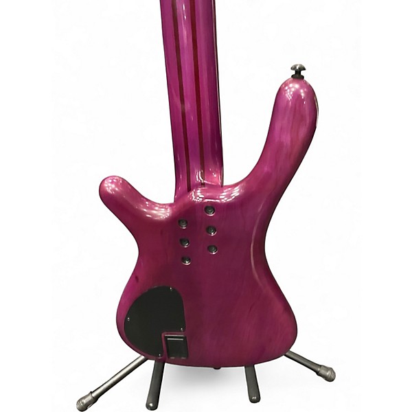 Used Fame Baphomet Purple Electric Bass Guitar
