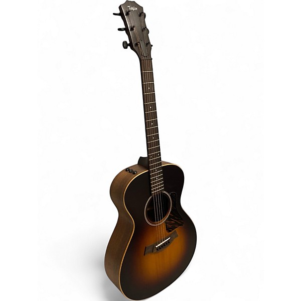 Used Taylor 214E DLX Tobacco Sunburst Acoustic Electric Guitar