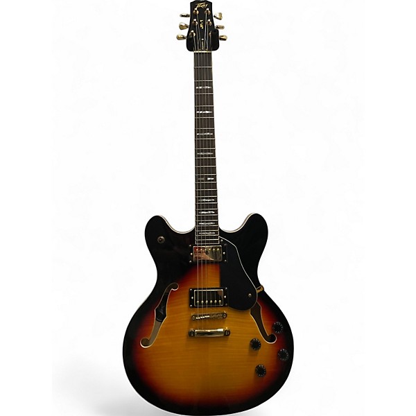 Used Peavey JF-1 2 Color Sunburst Hollow Body Electric Guitar