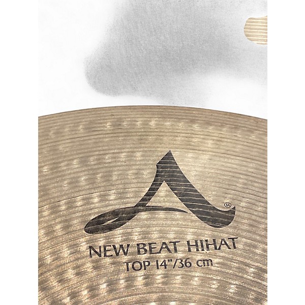 Used Zildjian 14in A Series New Beat Hi-Hat Cymbal Pair Cymbal