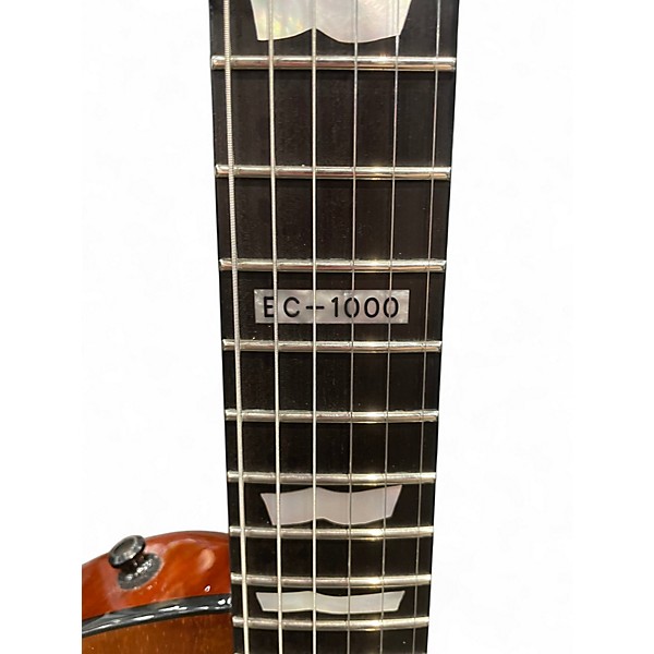 Used 2015 ESP ESP LTD deluxe EC-1000 Mahogany Solid Body Electric Guitar