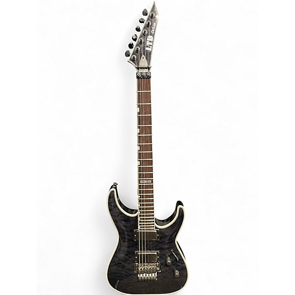 Used ESP ESP LTD Deluxe MH-1001 Black Onyx Solid Body Electric Guitar
