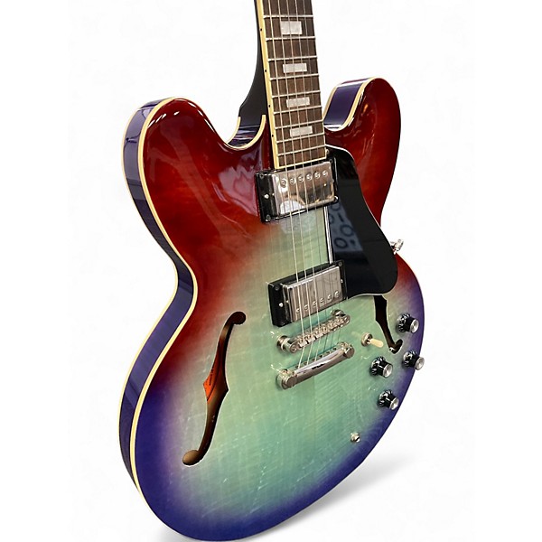 Used Epiphone ES355 Blue Burst Hollow Body Electric Guitar
