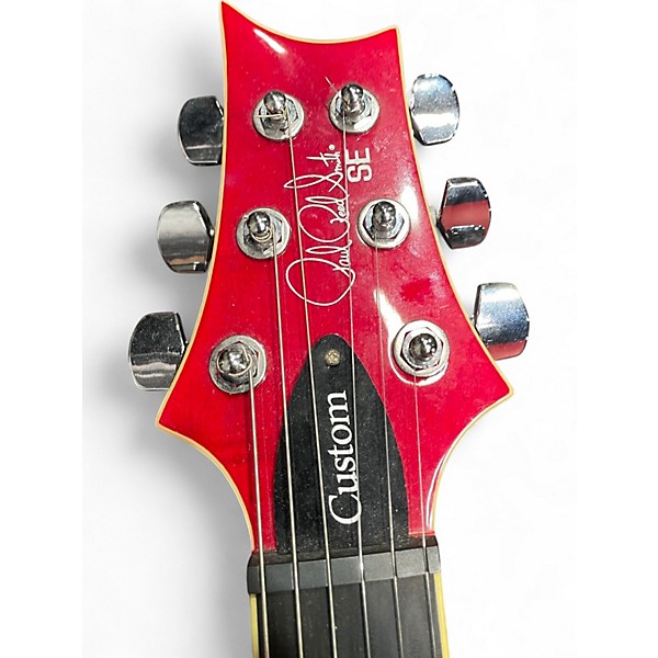 Used 2018 PRS SE Custom 24 Cherry Sunburst Solid Body Electric Guitar