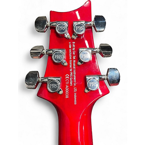 Used 2018 PRS SE Custom 24 Cherry Sunburst Solid Body Electric Guitar