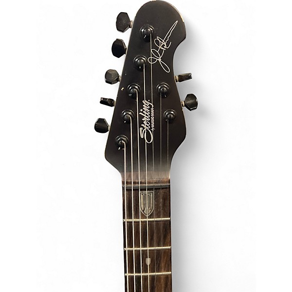 Used Sterling by Music Man JP70 John Petrucci Signature STEALTH BLACK Solid Body Electric Guitar